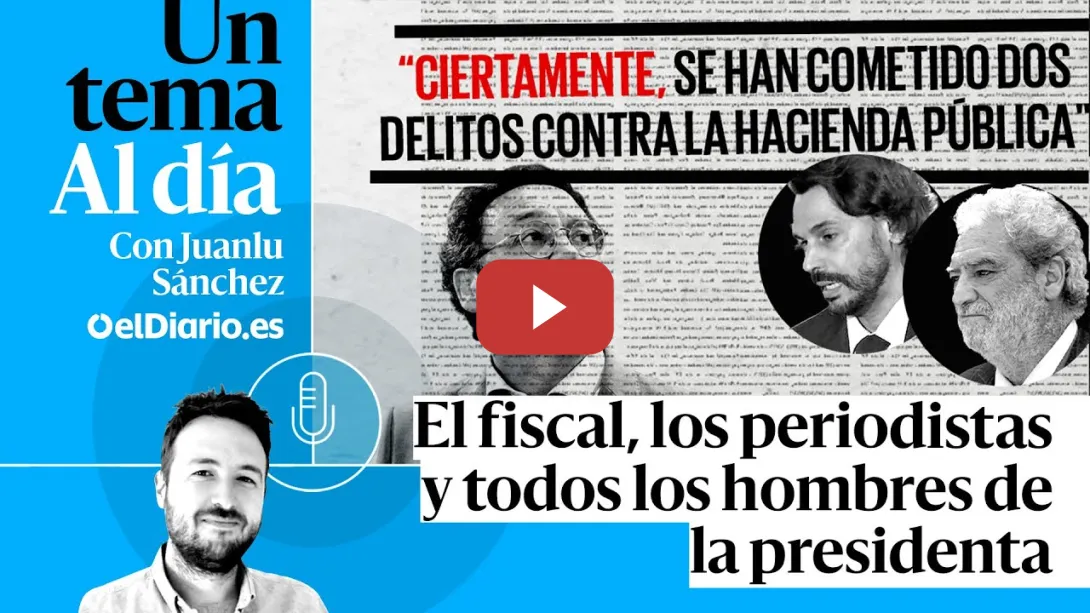 Embedded thumbnail for 🎙 PODCAST | El fiscal, los periodistas y todos los hombres de la presidenta · UN TEMA AL DÍA
