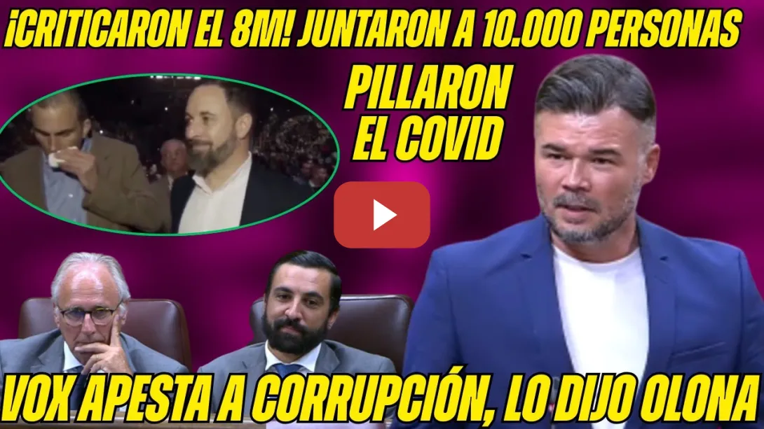 Embedded thumbnail for RUFIÁN SENTENCIA a VOX y DESTAPA la que LIARON en Vistalegre el 8M de 2020 ¡Hay que tener JETA!