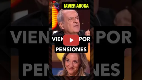 Embedded thumbnail for Javier Aroca: "Vienen a por las pensiones", durísimo aviso de Aroca a las familias españolas 👁️