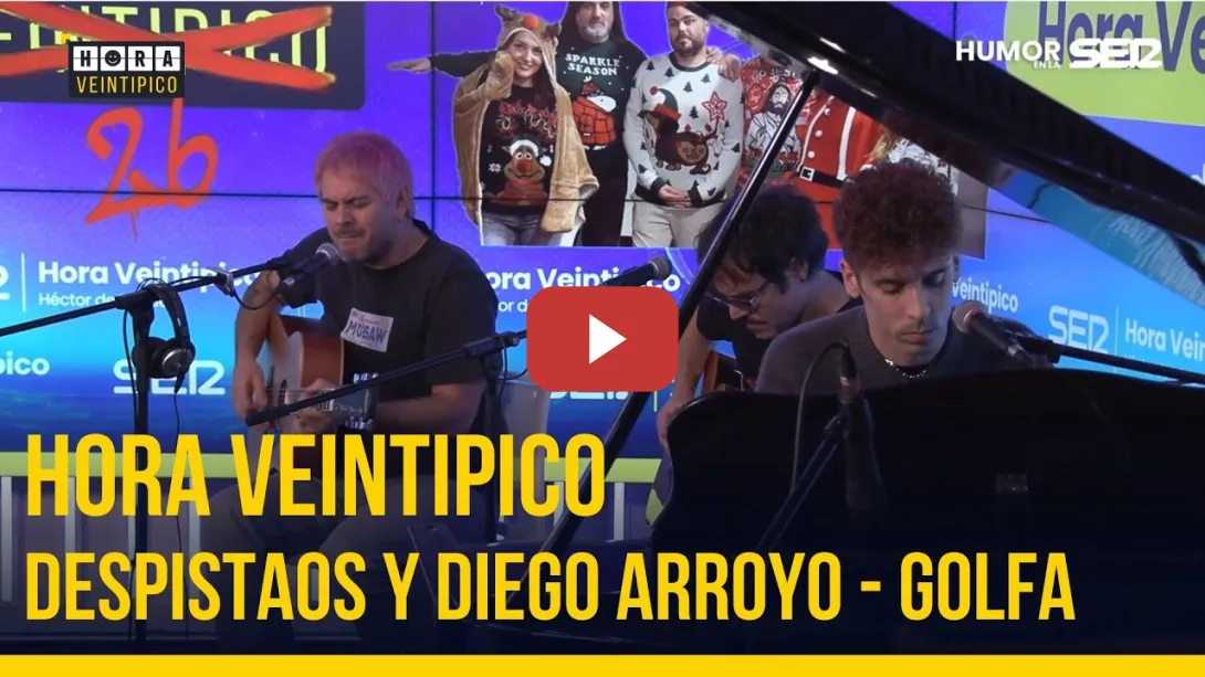 Embedded thumbnail for Hora Veintipico | Golfa - Despistaos y Diego Arroyo - Homenaje a Robe Iniesta