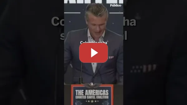 Embedded thumbnail for El presidente de COLOMBIA autoriza a EEUU a realizar operaciones MILITARES en su territorio