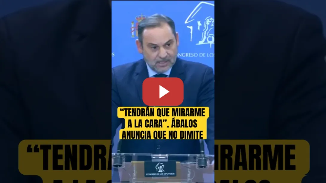 Embedded thumbnail for Ábalos no dimite por el caso Koldo, como le exigía Sánchez: “Paso al Grupo Mixto para defenderme”