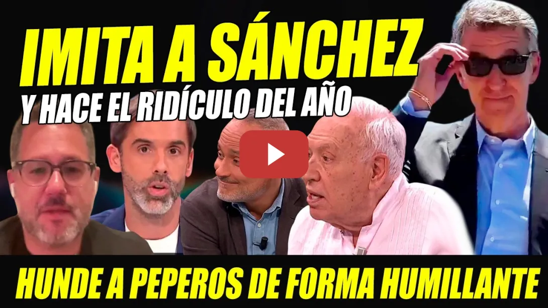 Embedded thumbnail for FEIJÓO SE AUTOHUMILLA IMITANDO A SÁNCHEZ. YÉLAMO HACE ESCABECHINA DE PEPEROS POR PRIORIDAD NACIONAL