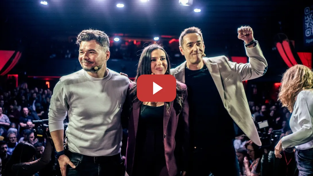 Embedded thumbnail for Acto de Gabriel Rufián con Emilio Delgado | EVENTO COMPLETO