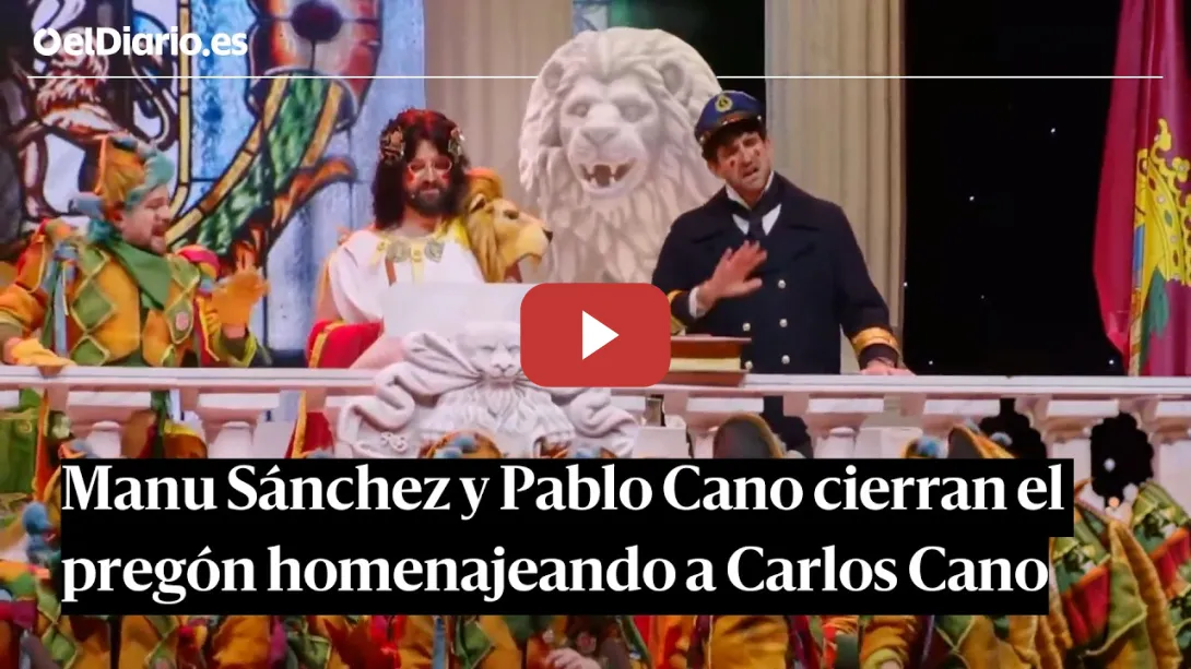 Embedded thumbnail for Manu Sanchez canta La Murga de los Currelantes de Carlos Cano junto a Pablo, hijo del cantante