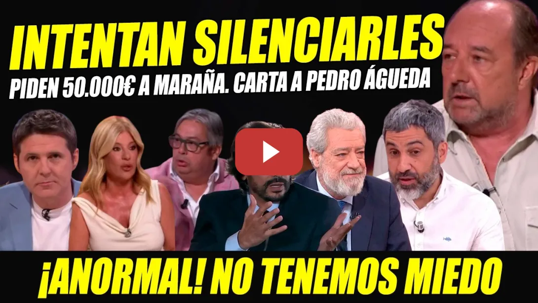 Embedded thumbnail for URGENTE: NOVIO AYUSO LE PIDE 50.000 € A JESÚS MARAÑA, VALIENTE, SE NIEGA. AMENAZA A ELDIARIO.ES