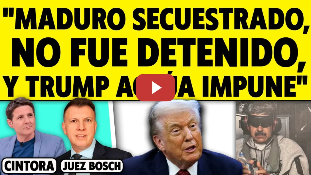 Embedded thumbnail for MUNDO INMÓVIL, ABUSOS DE TRUMP: EXHIBE A MADURO Y A SU ESPOSA Y ANSÍA EL PETRÓLEO