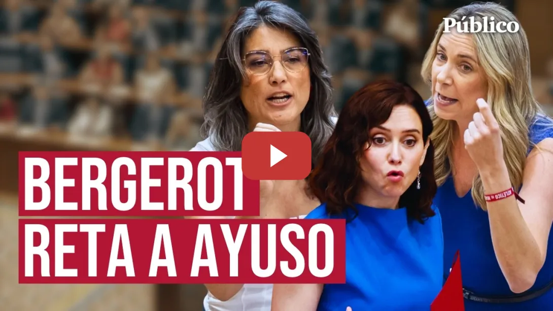 Embedded thumbnail for ESPINAR y BERGEROT retratan la contradicciones de AYUSO: "No se puede sorber y soplar a la vez"
