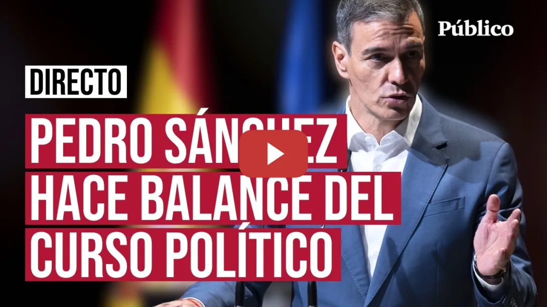 Embedded thumbnail for 🔴​DIRECTO | Sigue la comparecencia de PEDRO SÁNCHEZ: el balance del curso político