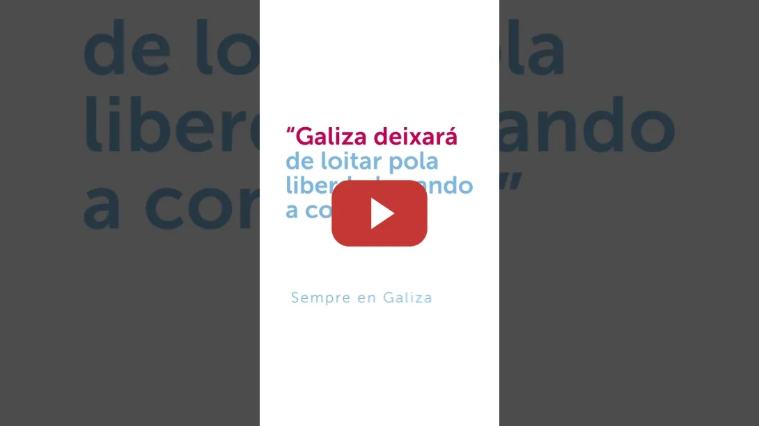 Embedded thumbnail for Castelao: &quot;Galiza deixará de loitar pola liberdade cando a conquira&quot;