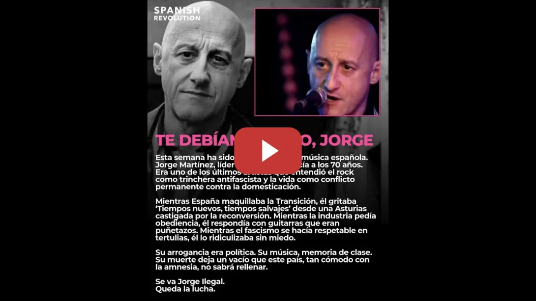 Embedded thumbnail for Te debíamos esta, Jorge