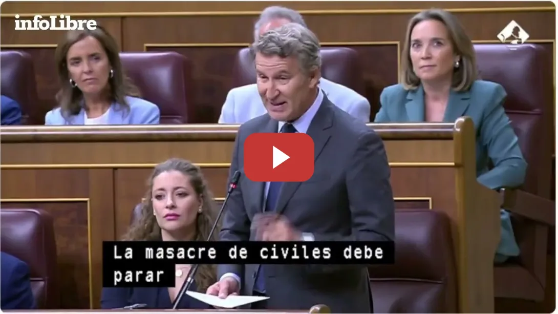 Embedded thumbnail for Feijóo acusa a Sánchez de ser capaz de pactar hasta &quot;con Netanyahu&quot; por seguir en el poder
