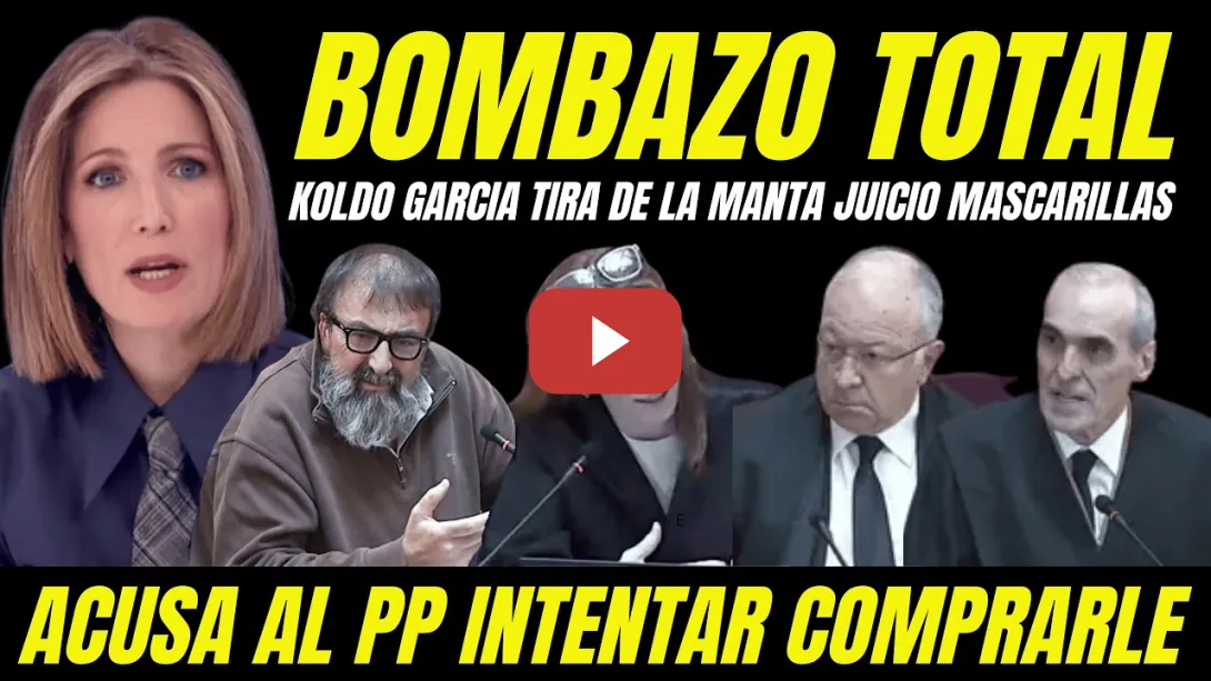 Embedded thumbnail for KOLDO GARCÍA TIRA DE LA MANTA "ACUSA AL PP INTENTAR COMPRARLE" ABOGADA MUESTRA INFORMES FALSOS
