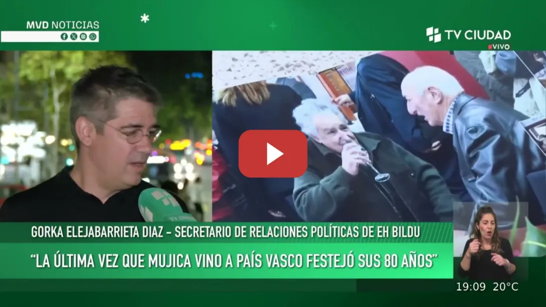 Embedded thumbnail for Entrevista | GORKA ELEJABARRIETA en MVD Noticias de Uruguay