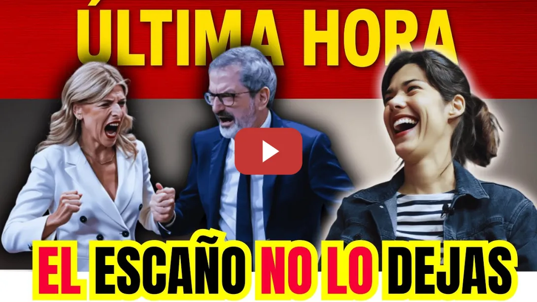 Embedded thumbnail for 🚨🔥 Sumar conserva el escaño de Carlos Martín para impedir la entrada de Isa Serra (Podemos) 🚫🟣&quot;