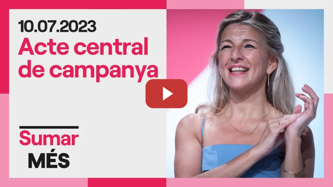 Embedded thumbnail for Acte central de campanya en Palma