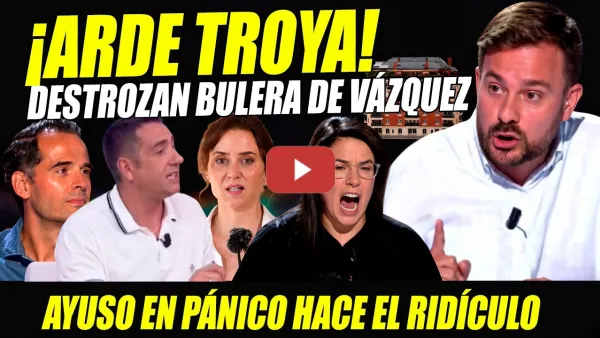 Embedded thumbnail for PEGAN HUMILLACIÓN HISTÓRICA A ANA VÁZQUEZ POR BULOS PARA DEFENDER A AYUSO. DELGADO SE LÍA. IBÁÑEZ