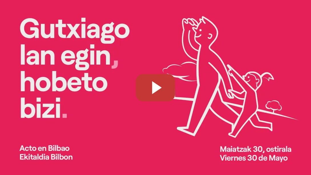 Embedded thumbnail for &quot;Trabajar menos, vivir mejor&quot; en Bilbao