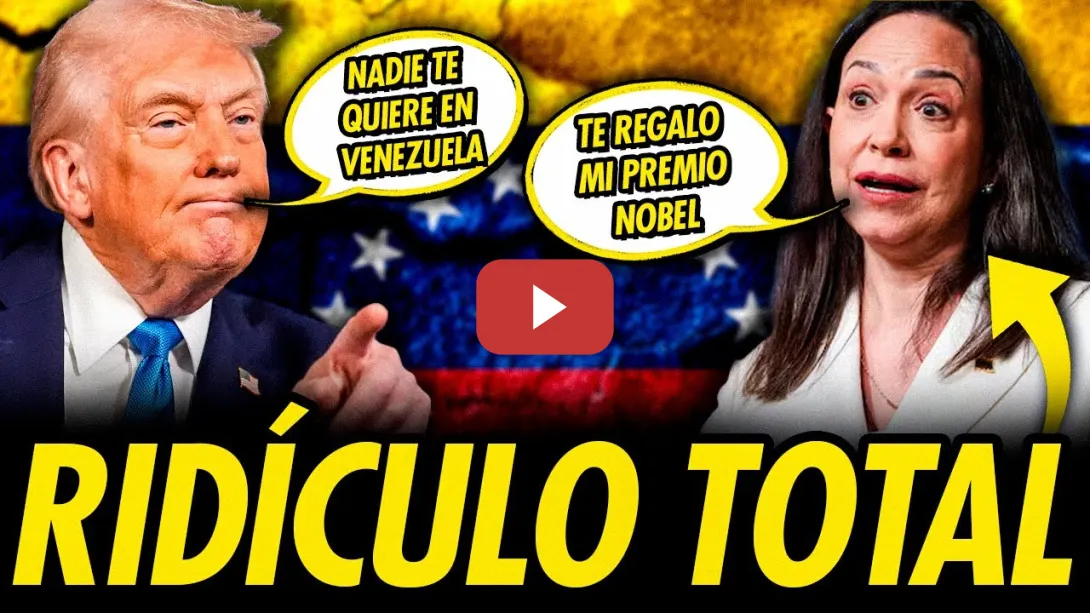 Embedded thumbnail for MARÍA CORINA MACHADO OFRECE SU NOBEL A TRUMP DESPUÉS DE DESPRECIARLA.