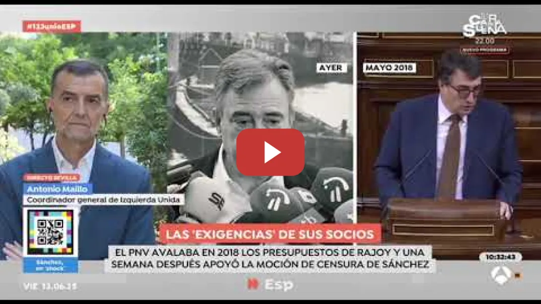 Embedded thumbnail for ENTREVISTA | Antonio Maíllo en Espejo Público - 13/06/2025