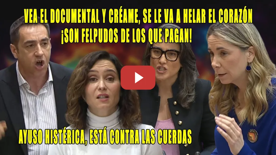 Embedded thumbnail for Ayuso HISTÉRICA🔥¡FELPUDOS de los q PAGAN, se le va a HELAR el CORAZÓN!🔥Delgado, Espinar y Bergerot