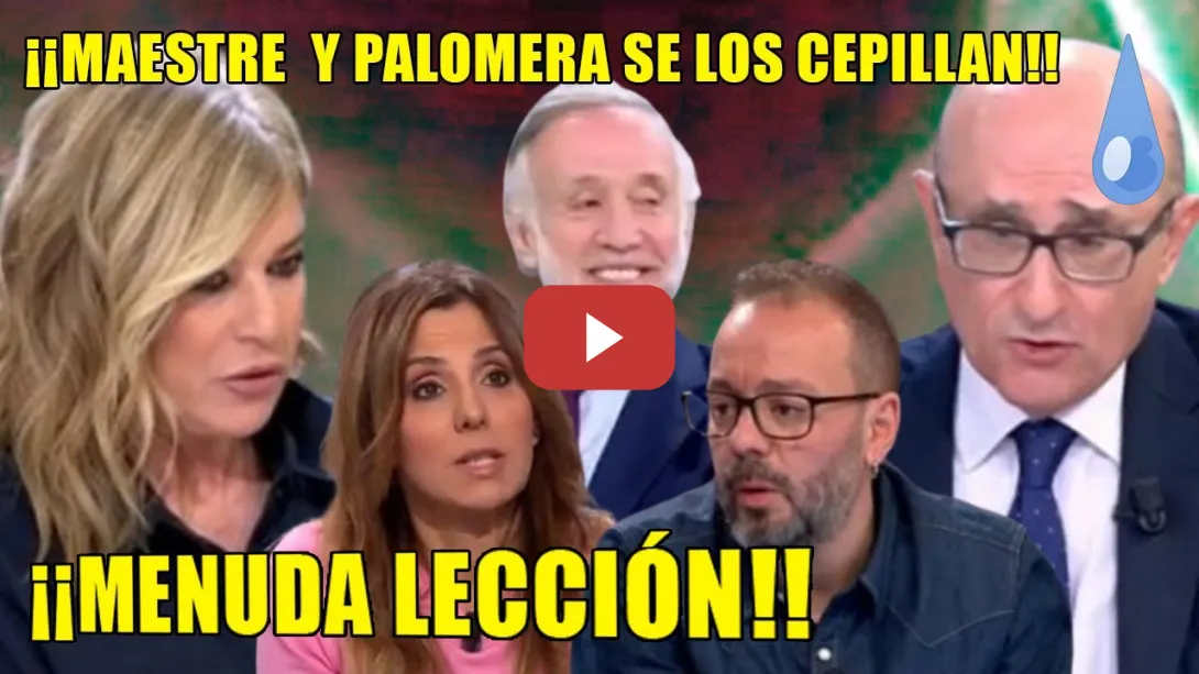 Embedded thumbnail for 👏PALOMERA hace BALBUCEAR a FISCAL del T. Supremo q COMPADREA con Inda x el NOVIO de Ayuso y MAR