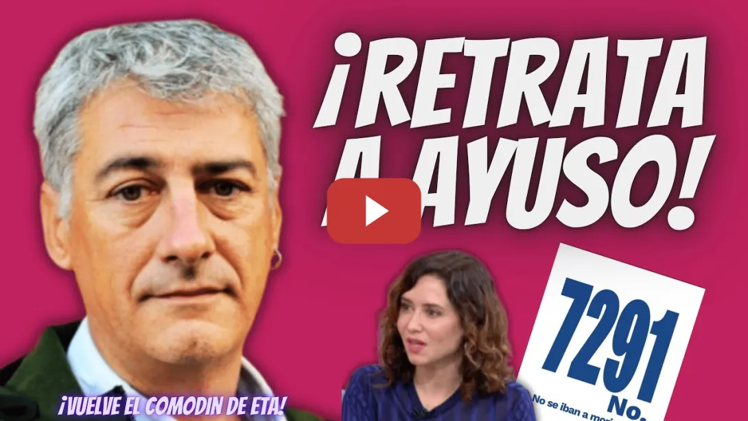 Embedded thumbnail for Oscar Matute “RESPONDE” a Ayuso por USAR el COMODÍN de E.T.A y TAPAR la CORRUPCIÓN de su FAMILIA