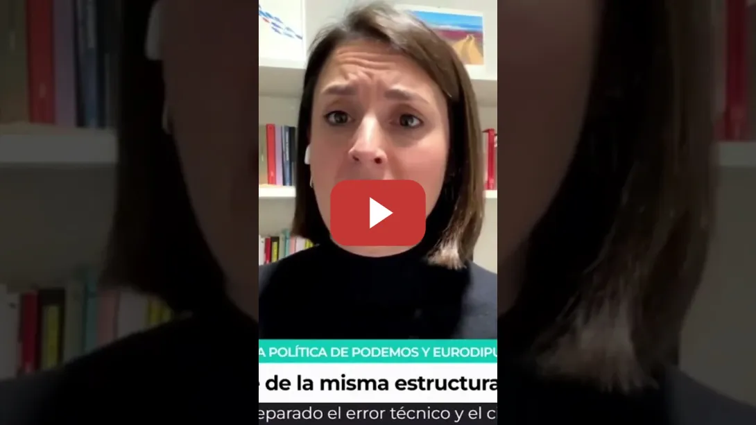 Embedded thumbnail for Es nuestra obligación democrática denunciar la corrupción en la justicia | Irene Montero