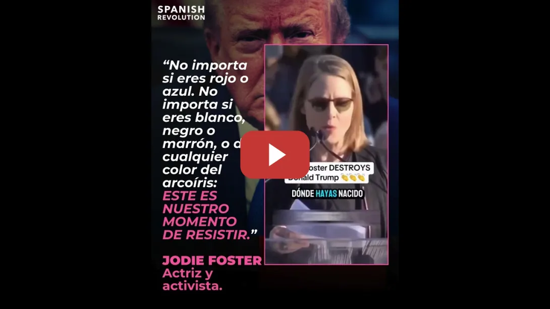 Embedded thumbnail for Jodie Foster destruye a Trump