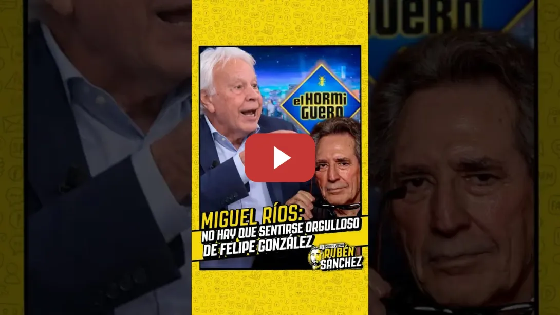 Embedded thumbnail for Miguel Ríos: "No hay que sentirse orgulloso de Felipe González"