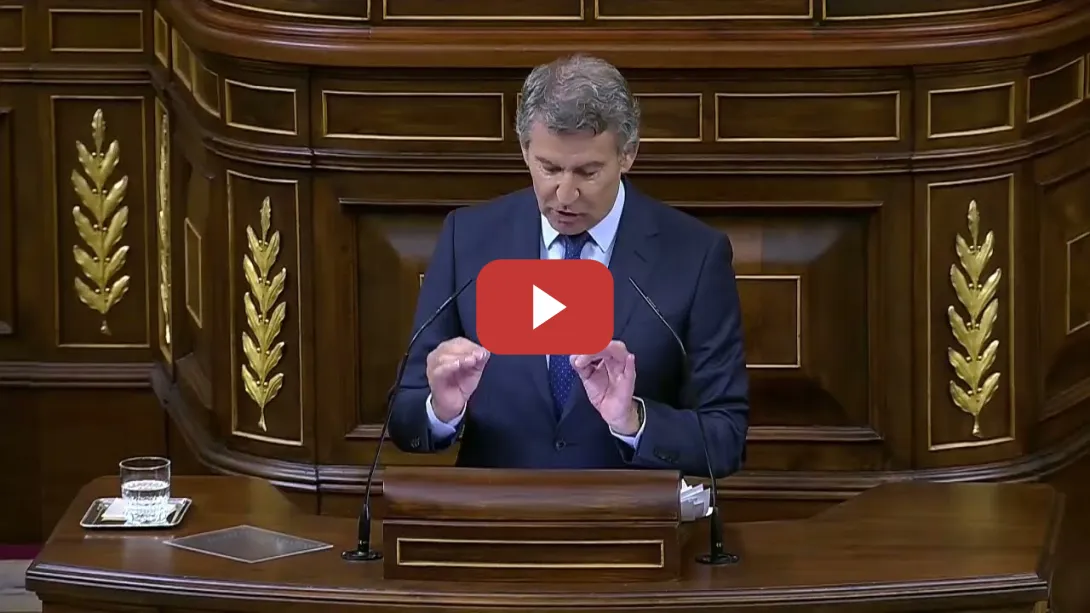 Embedded thumbnail for Feijóo ataca al PNV por vivir &quot;subyugado o subvencionado&quot; por su apoyo a Sánchez
