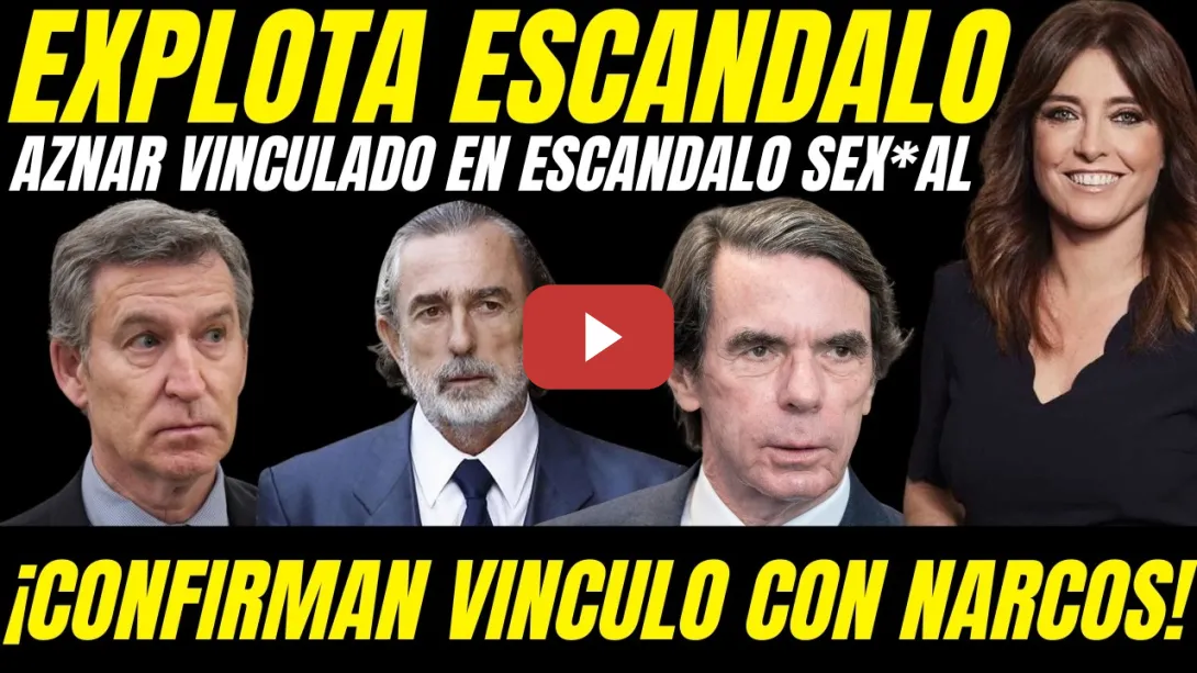 Embedded thumbnail for 🚨 ¡EL FIN DE AZNAR? AUDIOS REVELAN VINCULOS ENTRE SU SOCIO Y EPSTEIN ''EXPLOTA ESCANDALO''