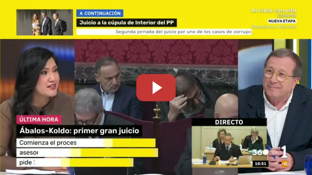 Embedded thumbnail for Laura Arroyo la clava sobre la CORRUPCIÓN en Caso Kitchen y Koldo