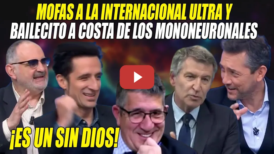 Embedded thumbnail for 📢LOSADA y GALLEGO FINIQUITAN a Feijóo, Abascal y Trump, CACHONDEO y BAILECITO INCLUIDO📢¡RIDÍCULOS!