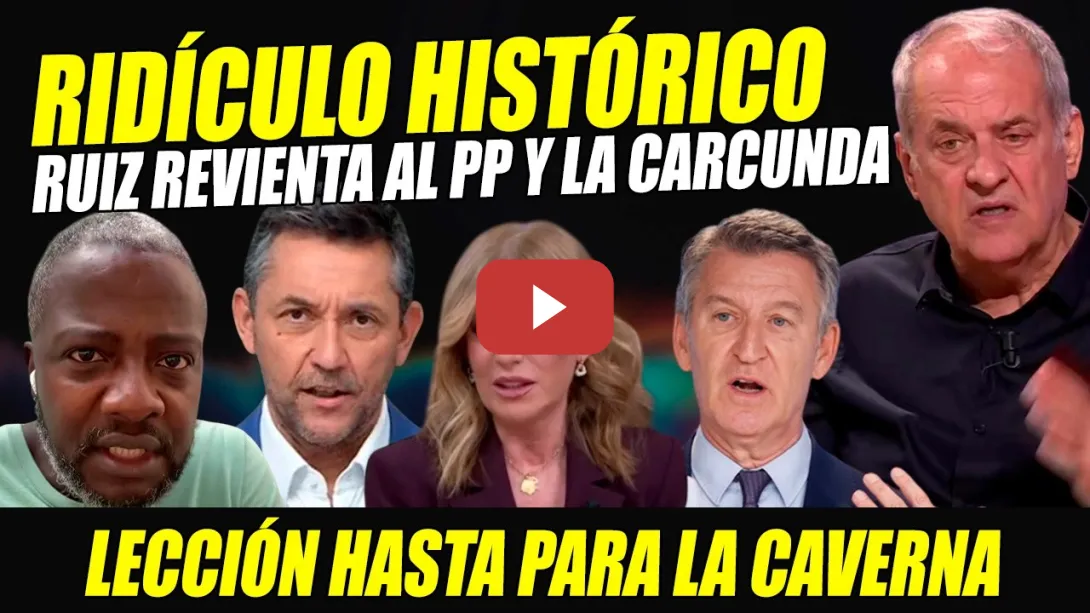 Embedded thumbnail for BOMBA PALOMERA Y HUMILLACIÓN MÁXIMA DE JAVIER RUIZ AL PP  ¡NO SE DEMUESTRA DELITO DE CONTRABANDO!