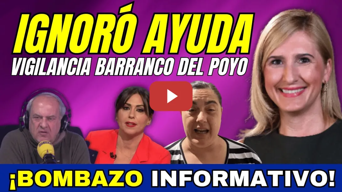 Embedded thumbnail for ¡INDIGNACIÓN!, SALOMÉ PRADAS IGNORÓ AYUDA AGENTES PARA VIGILAR BARRANCO DEL POLLO, PUDO SALVAR VIDAS