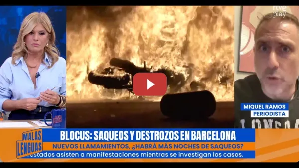 Embedded thumbnail for ¿A quién benefician los DISTURBIOS y los SAQUEOS organizados por BLOCUS?