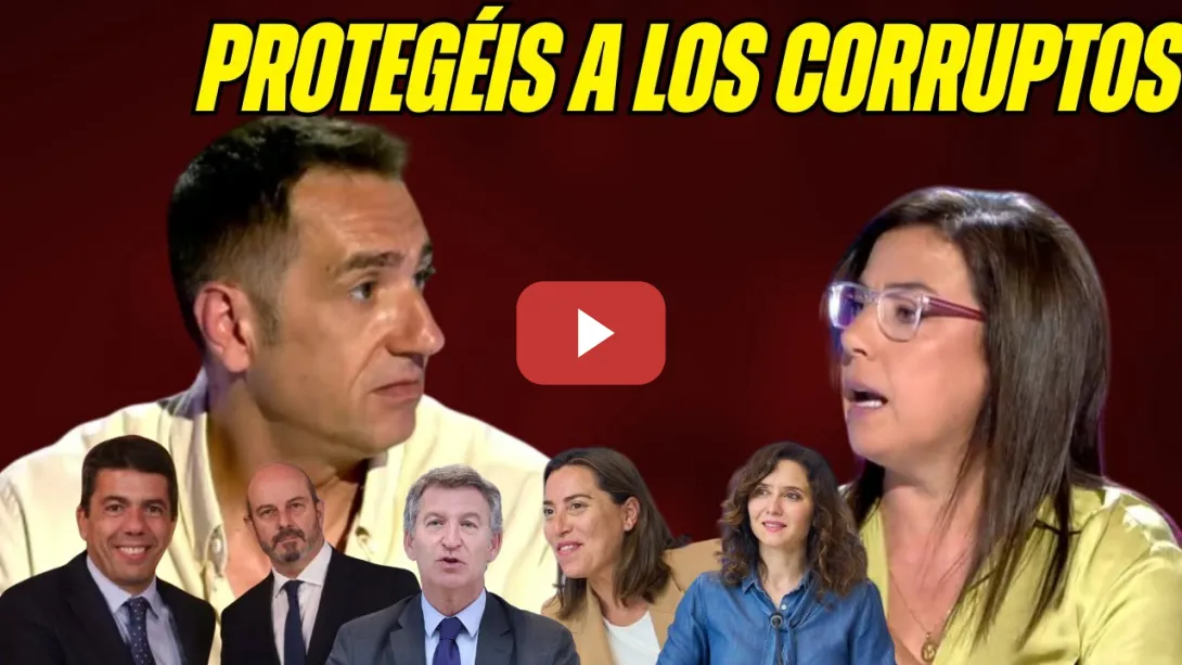 Embedded thumbnail for RECITAL de Emilio Delgado frente al PP por DEFENDER a CORRUPTOS: Millán, Ayuso, Mazón IMPUNES!