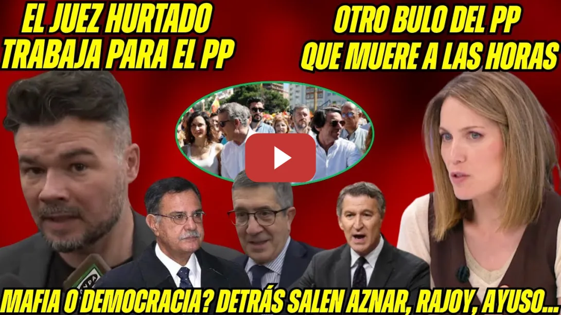Embedded thumbnail for RUFIÁN lo CLAVA: MAFIA, FEIJÓO, el FISCAL y el FALSO INFORME sobre CERDÁN ¡OTRO BULO de FEIJÓO!