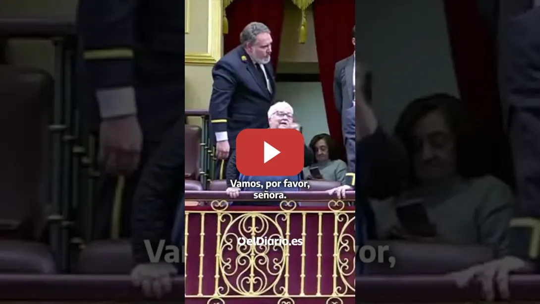 Embedded thumbnail for "Qué vergüenza": una mujer grita a los diputados de PP, Vox y Junts