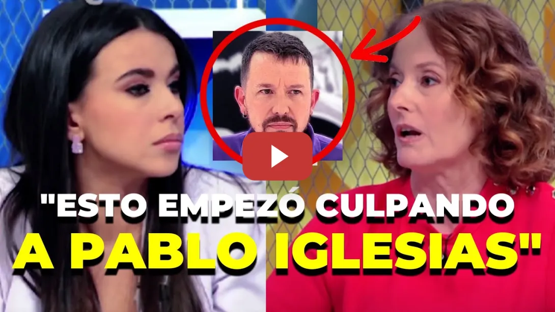 Embedded thumbnail for Sarah Santaolalla a una periodista de derechas: &quot;esto empezó culpando a Pablo Iglesias&quot;