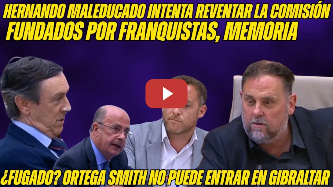 Embedded thumbnail for JUNQUERAS le da su MERECIDO al MALEDUCADO HERNANDO &quot;De GOLPES de ESTADO, su PARTIDO es ESPECIALISTA&quot;