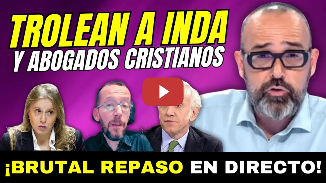 Embedded thumbnail for 💥RISTO MEJIDE TROLEA A INDA &quot;ABOGADOS CRISTIANOS DENUNCIA A PABLO ECHENIQUE&quot; TROLEO TOTAL