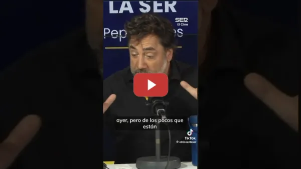 Embedded thumbnail for Javier Bardem muy claro frente a Marruecos