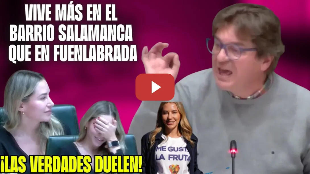 Embedded thumbnail for ¡SE LÍA GORDA🔥 entre el Alcalde AYALA y AYUSISTA Noelia Núñez &quot;VIVE en BARRIO SALAMANCA&quot; Fuenlabrada