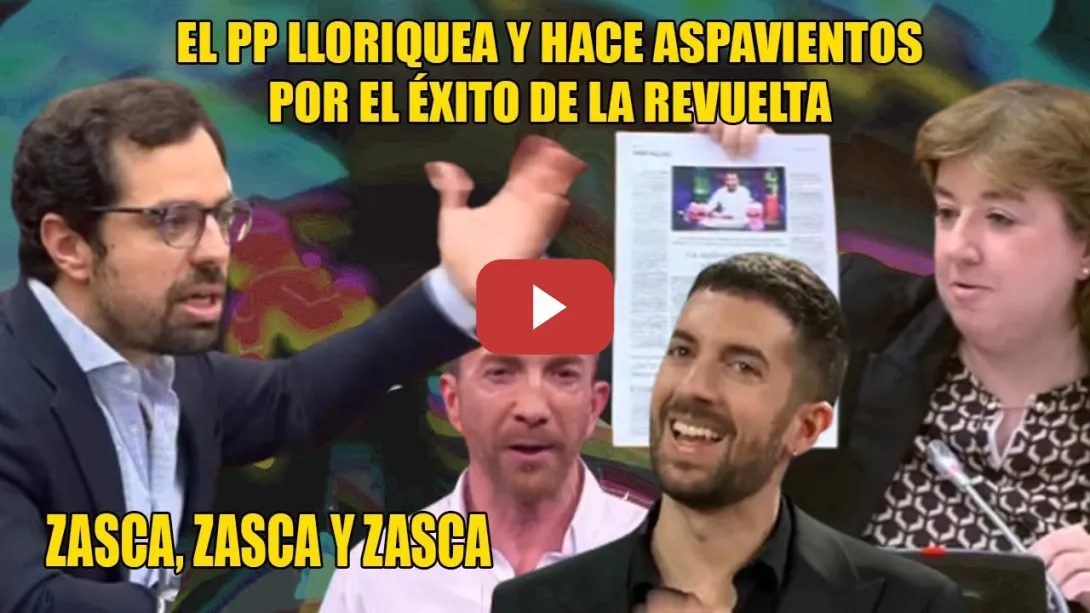 Embedded thumbnail for PEPERO INCAPAZ de asumir el éxito de Broncano y La Revuelta recibe su merecido🤣Cascajosa le ZASQUEA