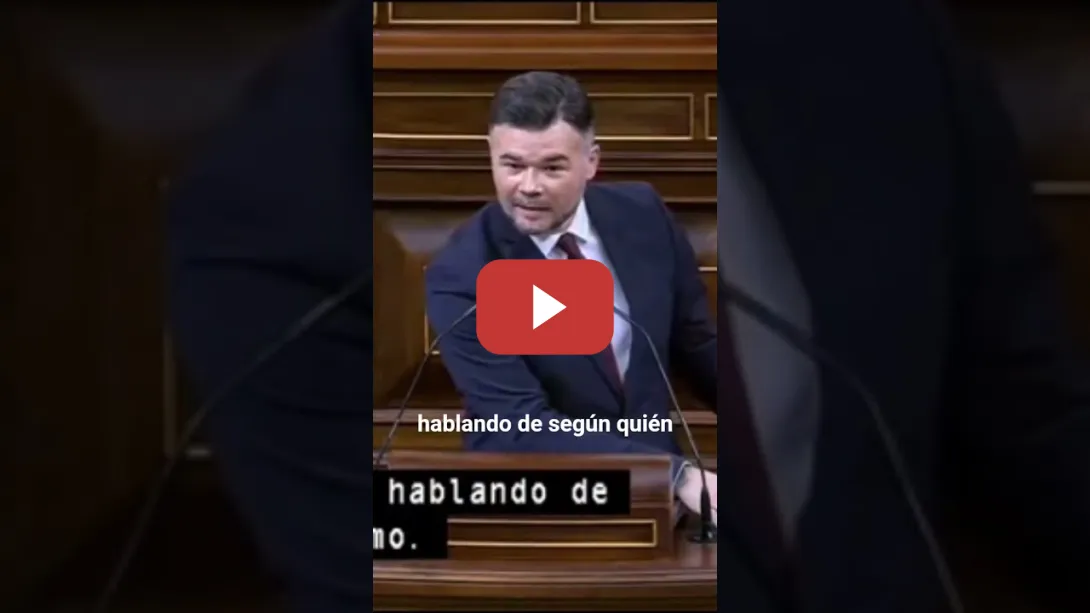 Embedded thumbnail for Gabriel Rufián retrata la MACHISTADA de Azcón