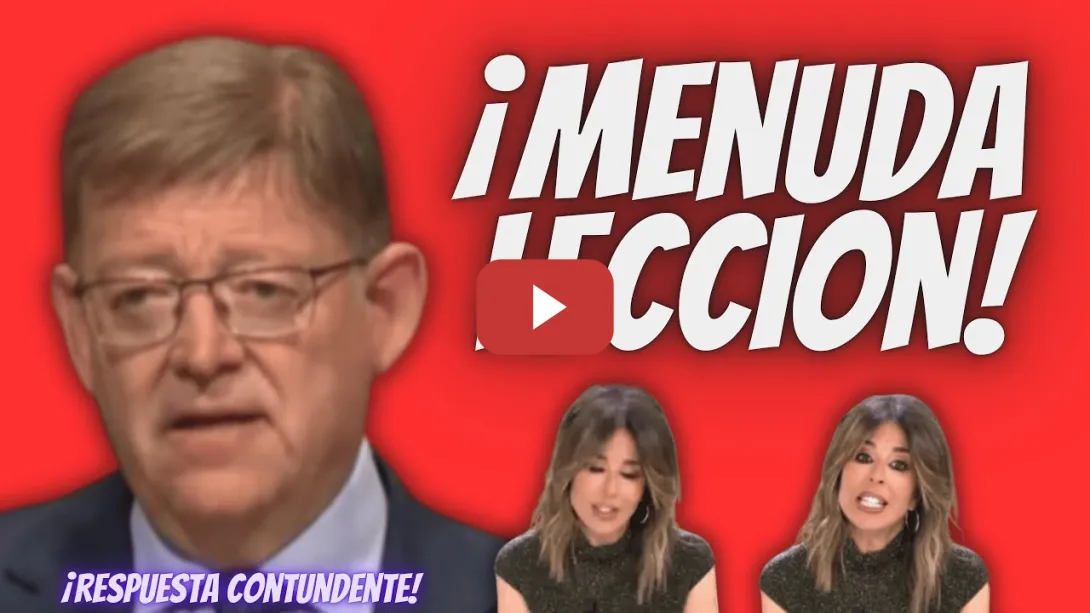 Embedded thumbnail for Ximo Puig “SE MERIENDA” a Ana Terradillos tras esta PREGUNTA sobre la DANA y Cataluña