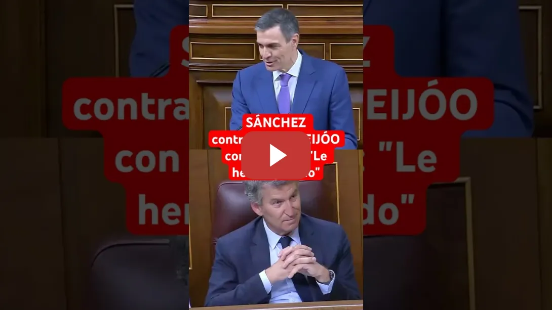 Embedded thumbnail for 👉#SÁNCHEZ contraataca a #FEIJÓO con la #DANA: &quot;Le hemos pillado&quot; #congreso #shorts