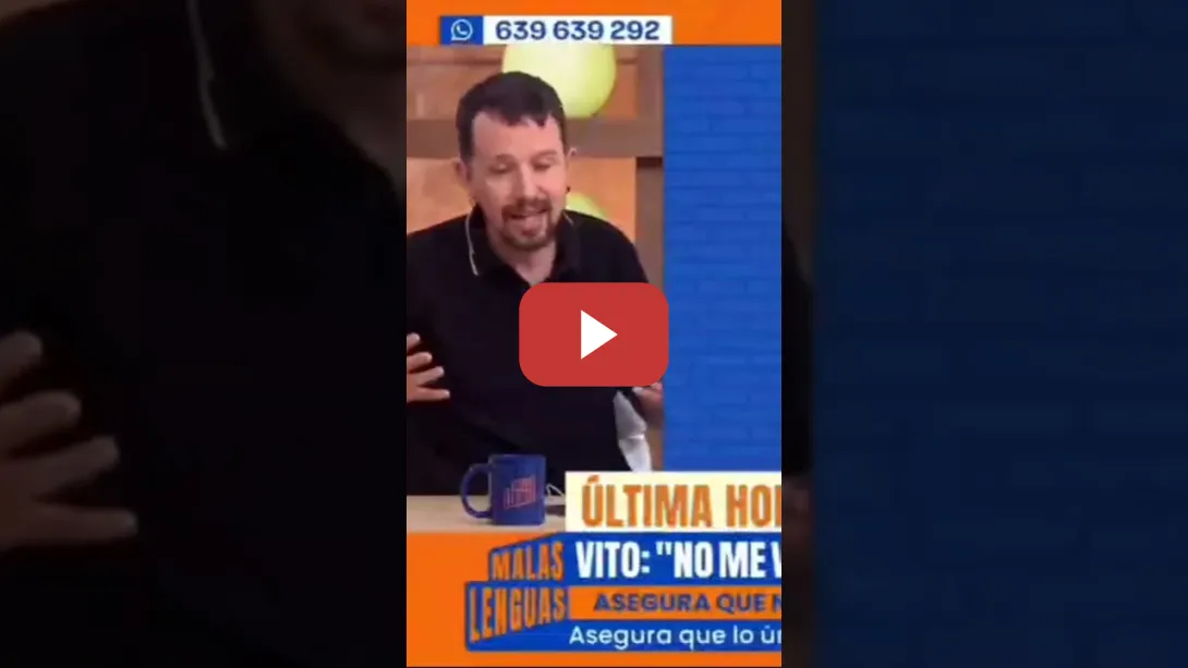 Embedded thumbnail for Pablo Iglesias, Vito Quiles y la justicia distinta para rojos
